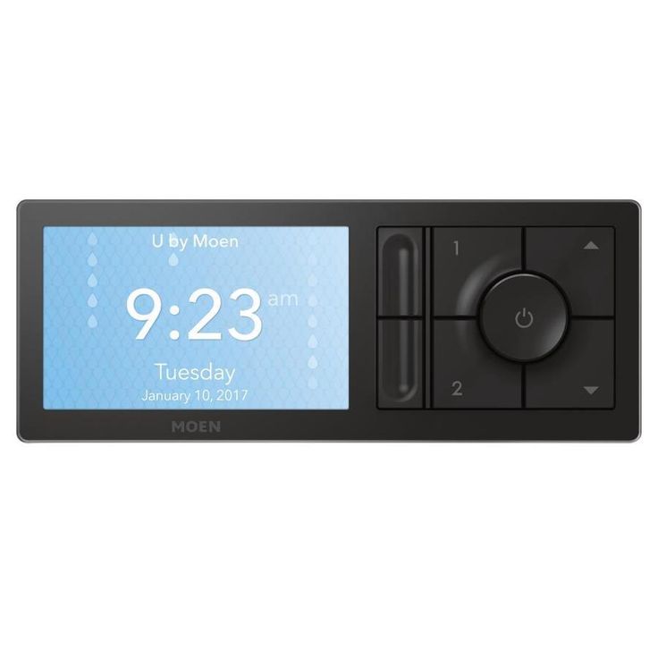 Moen Matte Black Shower Control Panel