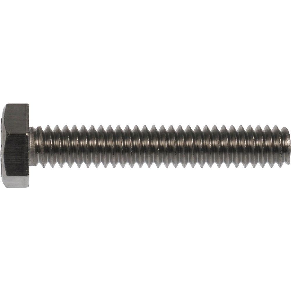 1/4 in. x 1-1/2 in. External Hex Full Thread Hex-Head Bolt (10-Pack) - Super Arbor