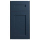 Home Decorators Collection Newport 24 in. W x 12 in. D x 36 in. H Assembled Plywood Wall Kitchen Cabinet in Mythic Blue with Soft Close