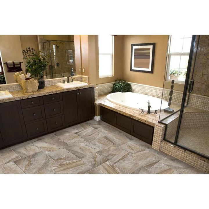 Emser EURASIA Cafe Porcelain Border Tile (13-in x 13-in)