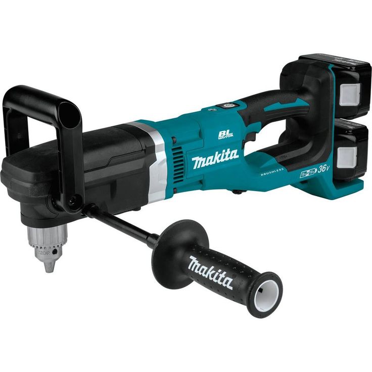 18-Volt X2 (36-Volt) 5.0 Ah LXT Lithium-Ion Brushless Cordless 1/2 in. Right Angle Drill Kit