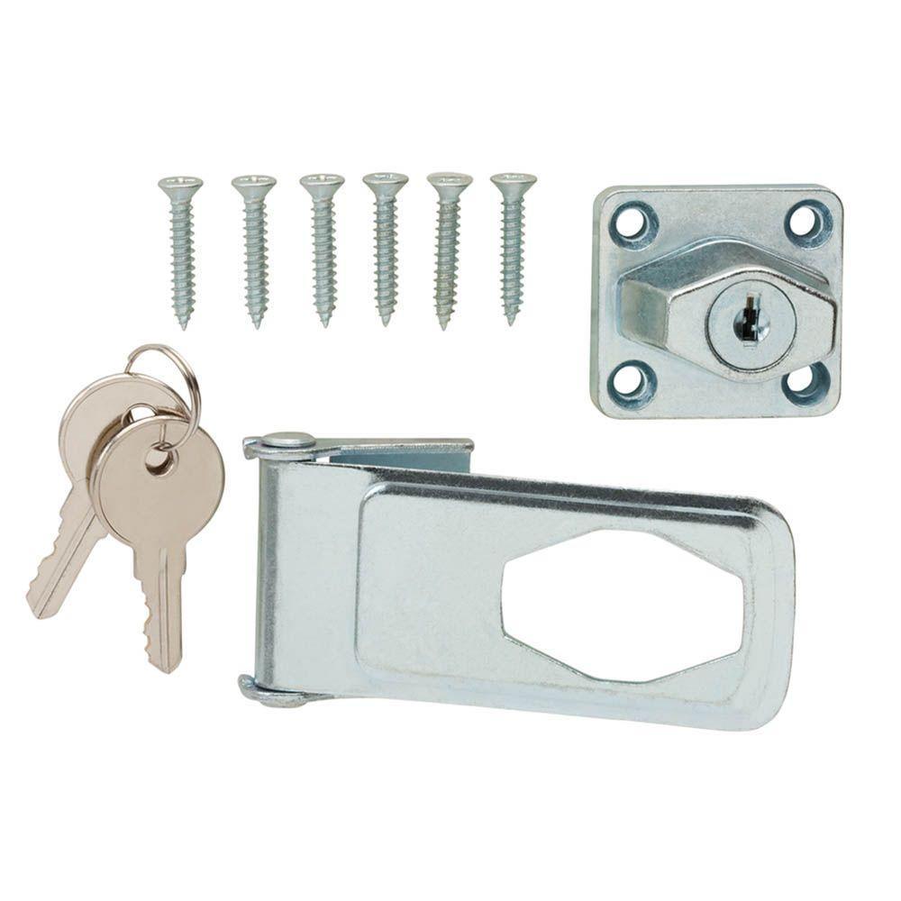 3-1/2 in. Stainless Steel Key Locking Hasp - Super Arbor