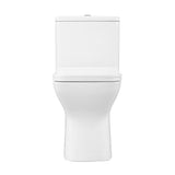 Carre 1-Piece 0.8/1.28 GPF Dual Flush Square Toilet in White, Seat Included - Super Arbor