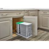 Rev-A-Shelf 8-Quart Plastic Soft Close Pull Out Trash Can