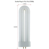 12-Watt Ful U-Shape CFL T6 Plugin Fluorescent Light Bulb Black Light (12-Pack) - Super Arbor