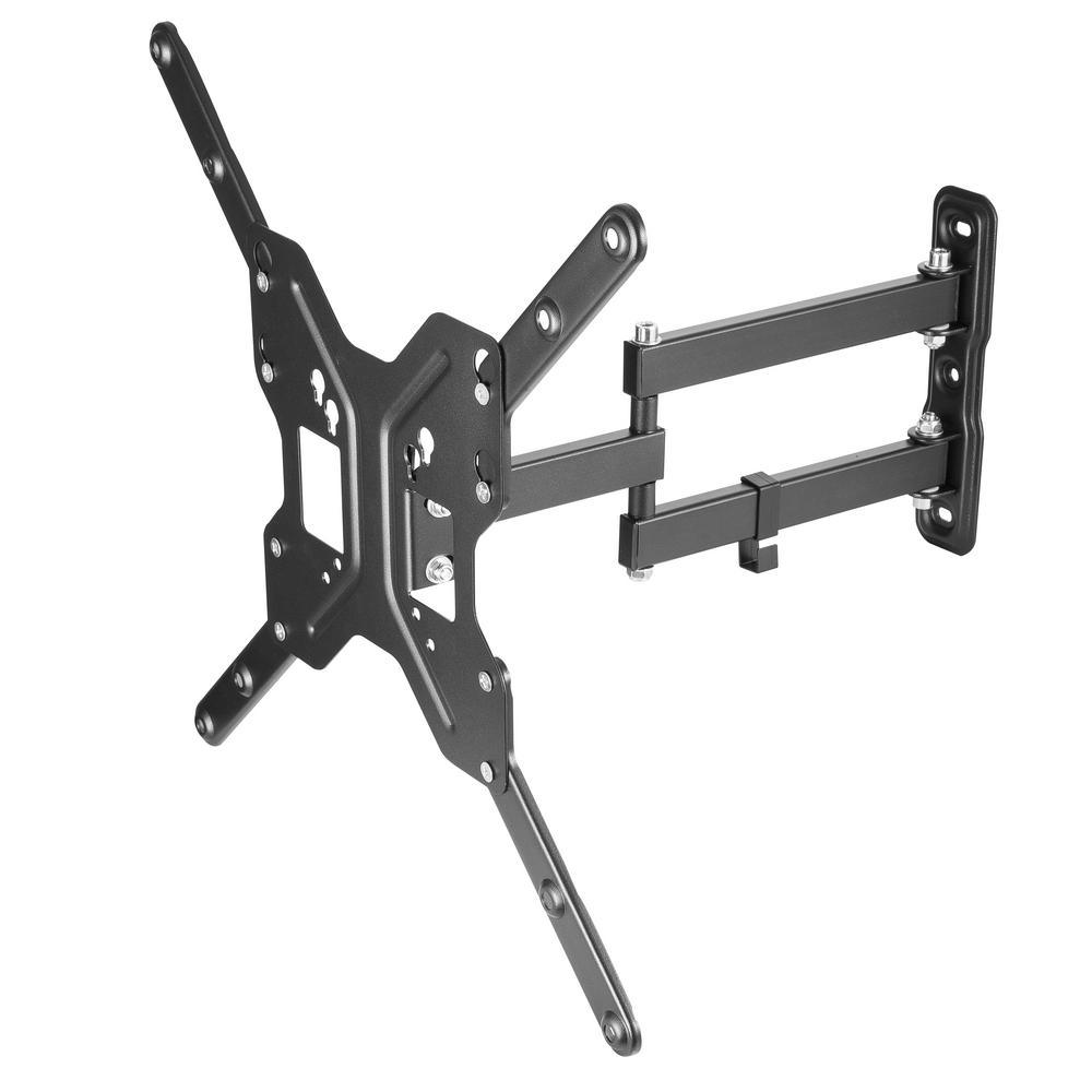 Full Motion Dual Arm TV Wall Mount for 23 in. - 55 in. Flat Panel TV's with 12¬∞ Tilt, 66 lb. Load Capacity - Super Arbor