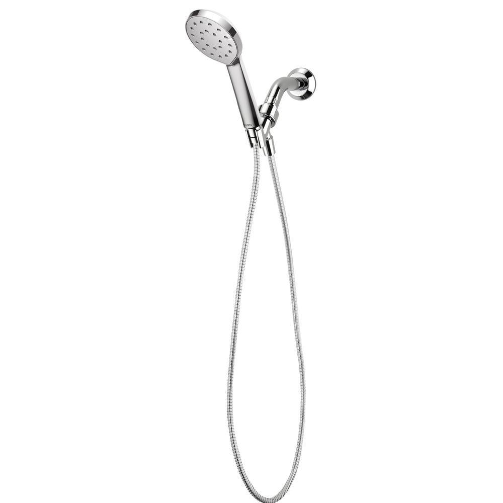 Kiri 1-Spray 6 in. Single Wall Mount Handheld Shower Head in Chrome - Super Arbor