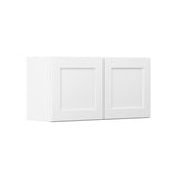 Shaker Ready To Assemble 33 in. W x 18 in. H x 12 in. D Plywood Wall Kitchen Cabinet in Denver White Painted Finish