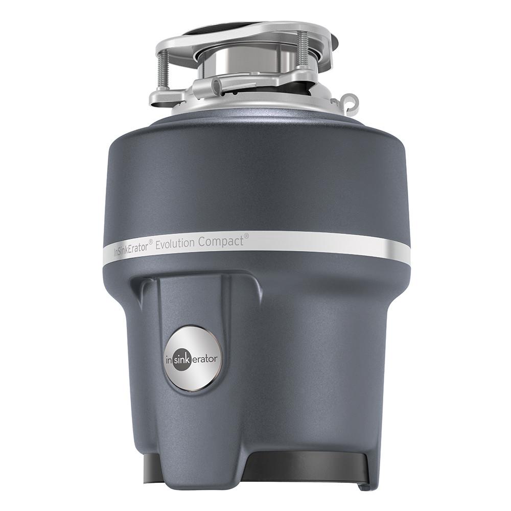 InSinkErator Evolution Compact 3/4 HP Continuous Feed Garbage Disposal with Power Cord and SinkTop Switch
