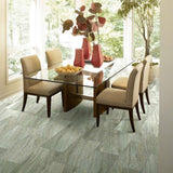 Shaw 8-Piece 12-in x 24-in Quarry Interlocking Vinyl Tile