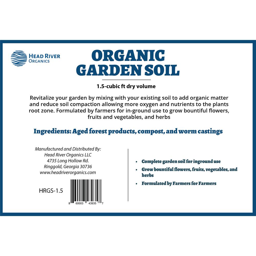 1.5 cu.ft. (38.5 Qts) Organic Garden Soil - Super Arbor