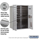 3700 Horizontal Series 10-Compartment with 2-Parcel Locker Recessed Mount Mailbox - Super Arbor