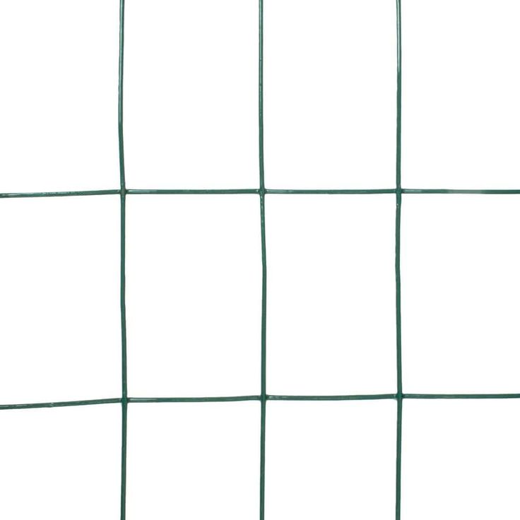 Everbilt 4 ft. x 50 ft. Galvanized Steel Green PVC Coated Welded Wire