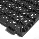 Greatmats StayLock Perforated Green 12 in. x 12 in. x 0.56 in. PVC Plastic Interlocking Outdoor Floor Tile (Case of 26)