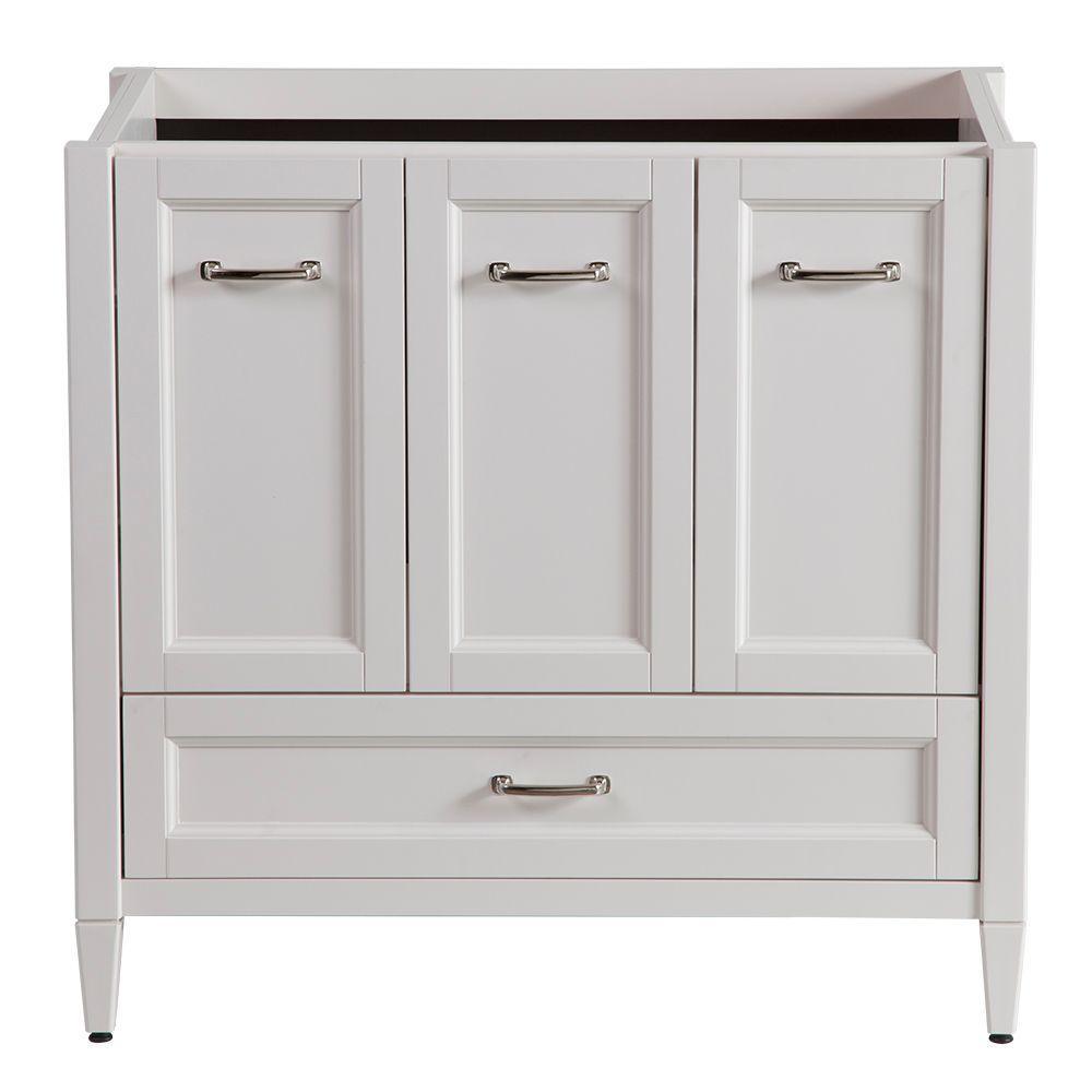 Claxby 48 in. W x 34 in H x 22 in. D Bath Vanity Cabinet Only in Cream - Super Arbor