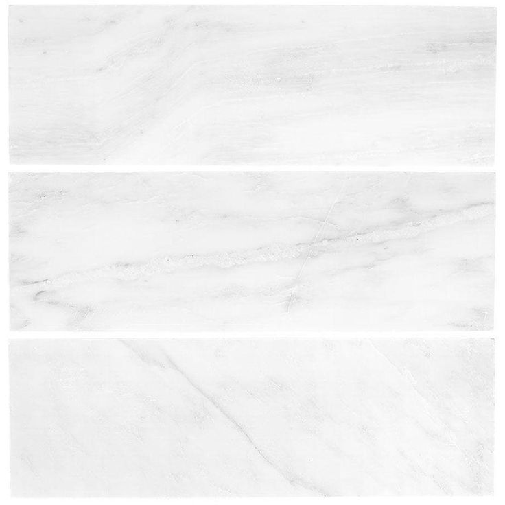 Jeffrey Court Carrara White 6 in. x 12 in. Honed Marble Wall and Floor Tile (1 sq. ft. / pack)
