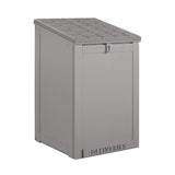 6.3 cu. ft. Gray Parcel Mailbox Light - Super Arbor
