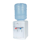 Hot and Cold Tabletop Water Dispenser in White