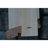 12 in. x 18 in. Paintable Wood Rectangular Siding Vent - Super Arbor