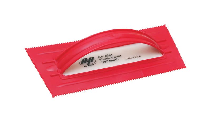 Marshalltown QLT 4-1/4 in. W x 9-1/2 in. L Plastic V-Notched Trowel