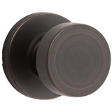 Pismo Round Matte Black Hall/Closet Door Knob Featuring Microban Antimicrobial Technology - Super Arbor