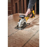 ATOMIC 20-Volt MAX Brushless 4-1/2 in. Cordless Circular Saw Kit with 5.0 Ahr Battery Pack, Charger and Bag - Super Arbor