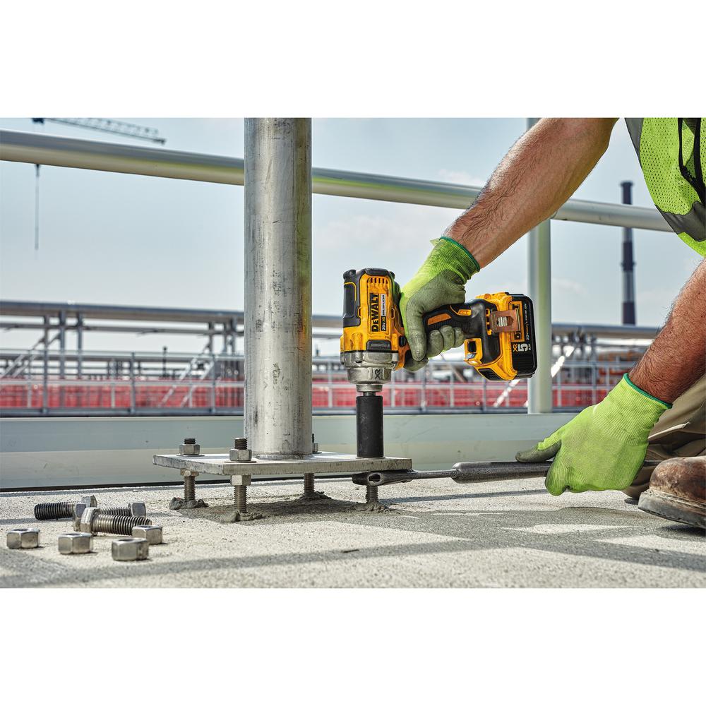 20-Volt MAX XR Lithium-Ion Brushless Cordless 1/2 in. Impact Wrench with Detent Pin Anvil (Tool-Only) - Super Arbor