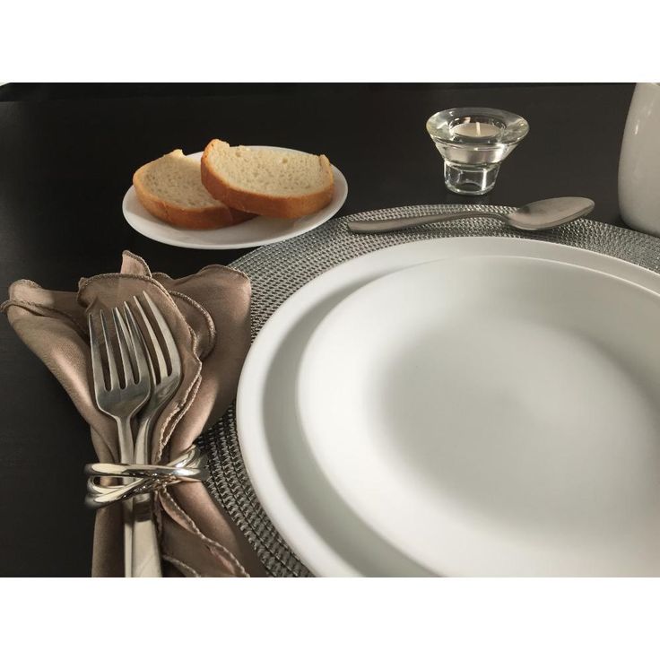 Classic 10.25-In Dinner Plates Winter Frost White (Set of 6)