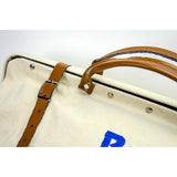 24 in. Canvas Tool Bag with Leather Bottom - Super Arbor