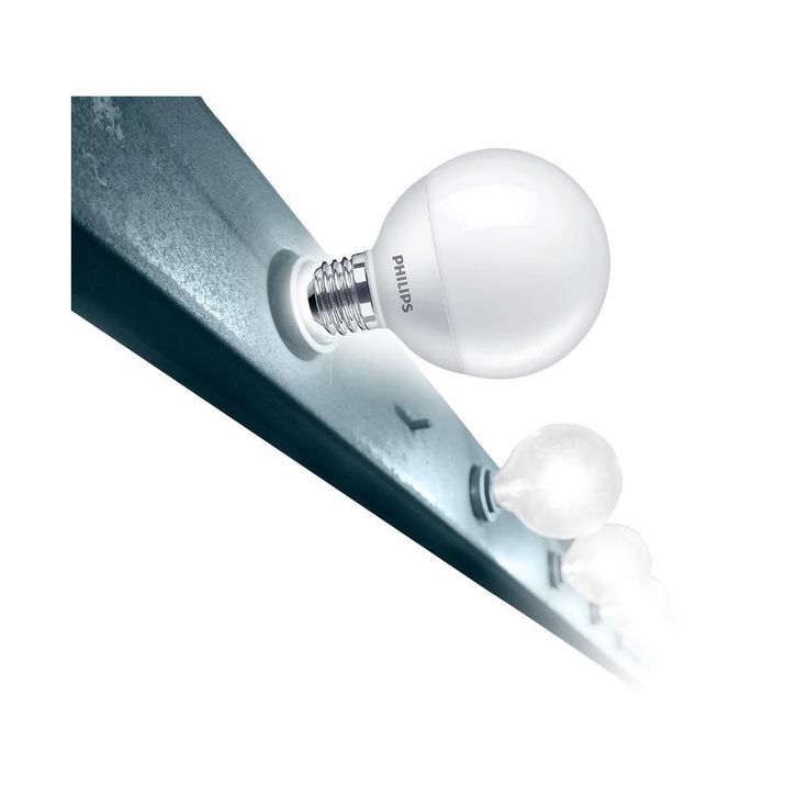 Philips 60-Watt Equivalent G25 Dimmable LED Light Bulb Clear Daylight (8-Pack)