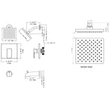 Karsen Single-Handle 1-Spray Tub and Shower Faucet in Satin Nickel (Valve Included) - Super Arbor