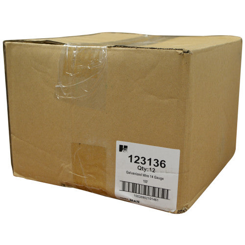 Hillman 0.078 - 0.082 in. Diameter x 100 ft Galvanized Steel 14-Gauge Wire