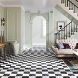 Merola Tile Merzoni Checker Ruzzini 17-7/8 in. x 17-7/8 in. Porcelain Floor and Wall Tile (13.5 sq. ft./Case)