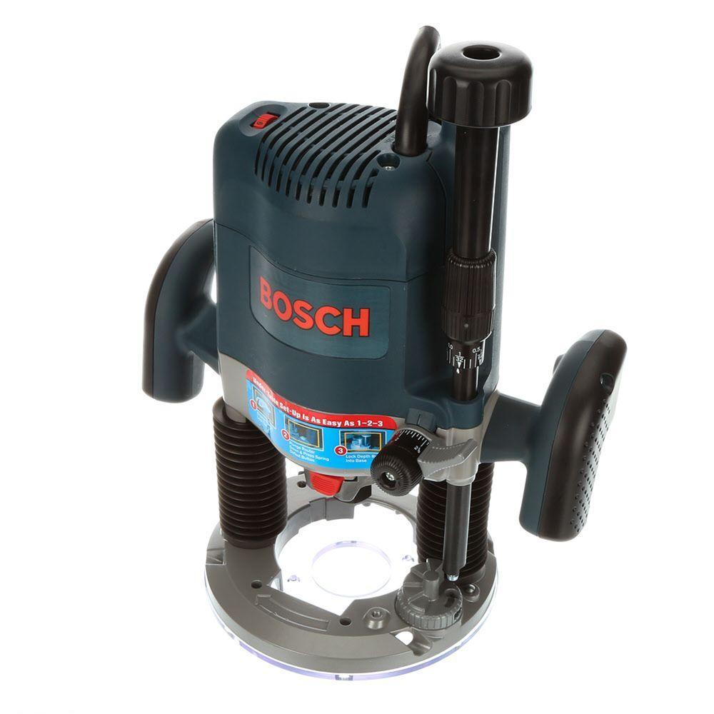 15 Amp 3-1/2 in. Corded Variable Speed Plunge Router with Dust Collection System - Super Arbor
