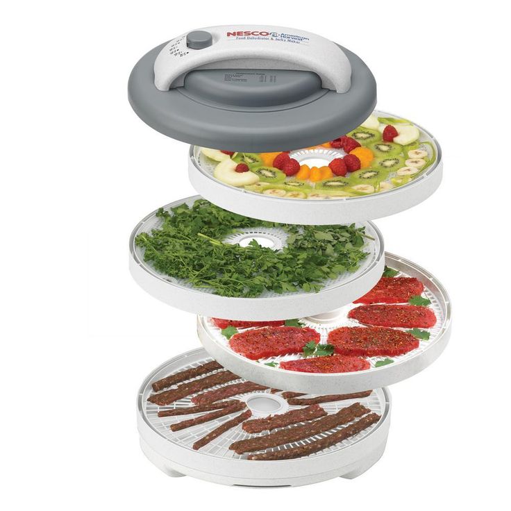 Snackmaster Encore 4-Tray Expandable White Food Dehydrator
