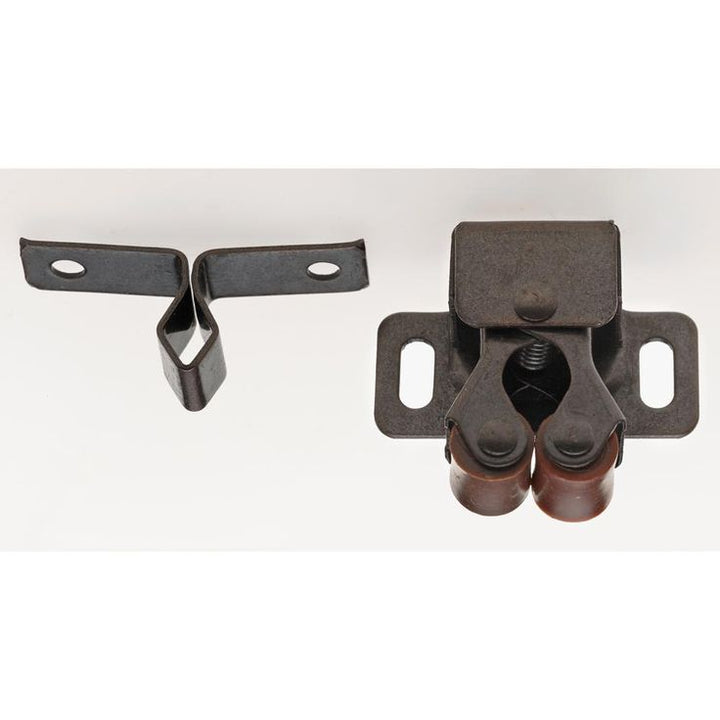 Double Roller Catch, Bronzed Antique (1-Pack)