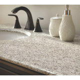 Newport 61 in. W x 21-1/2 in. D Double Bath Vanity in Black with Granite Vanity Top in Gray - Super Arbor