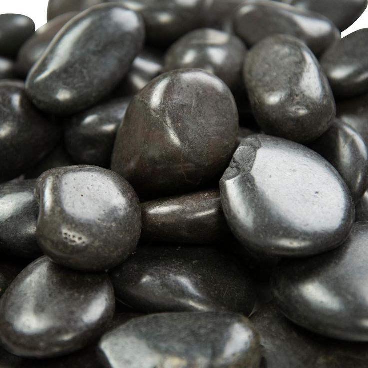 MSI Black Polished 0.5 cu. ft . 0.25 to 0.75 in. Pebbles 40 lb. Bag