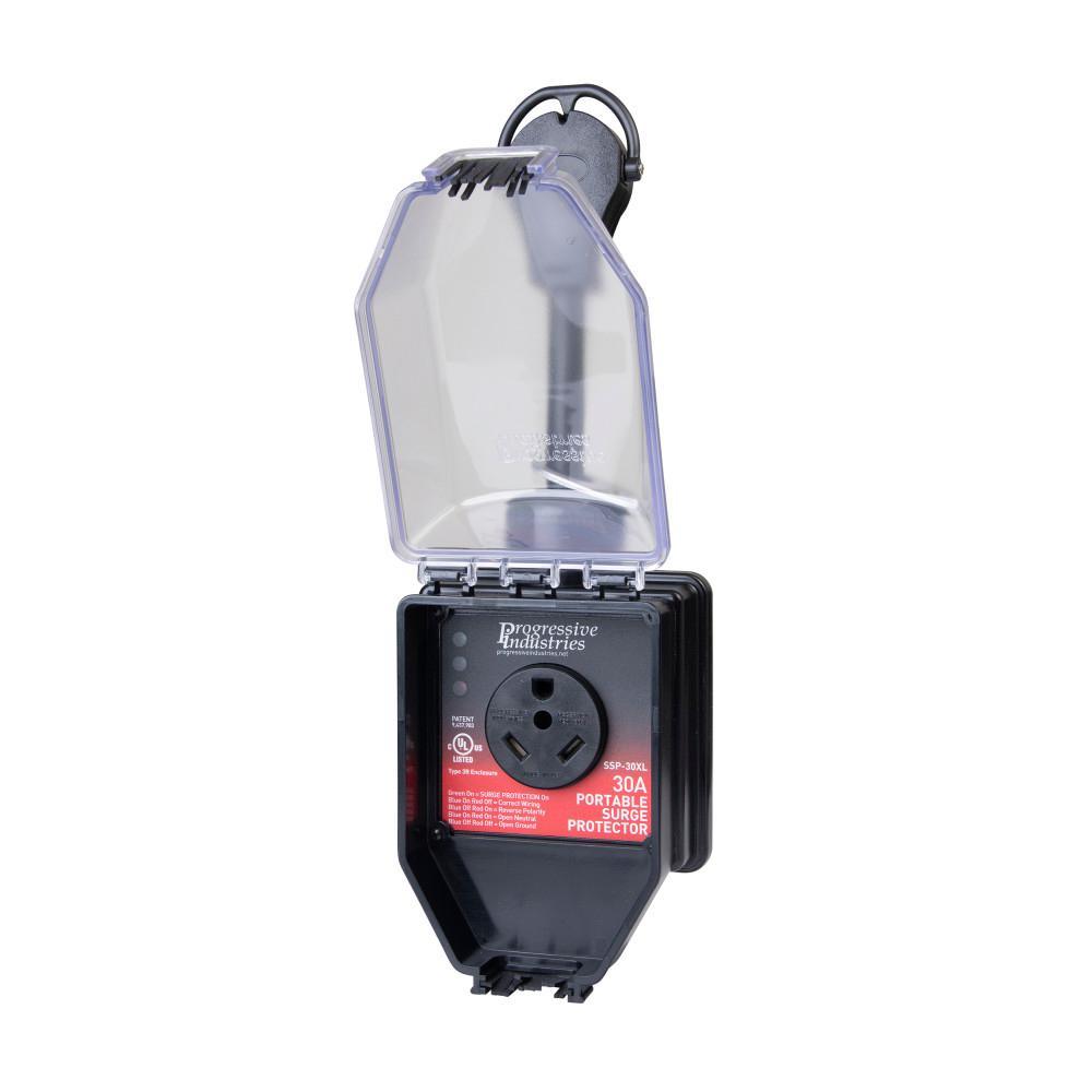 PROGRESSIVE INDUSTRIES 30 Amp Portable RV Smart Surge Protector with Cover - Super Arbor