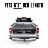 DECKED 6 ft. 3 in. Bed Length Pick Up Storage System for GM Sierra or Silverado 2500 & 3500 (2020-current) - New "Wide Bed" - Super Arbor
