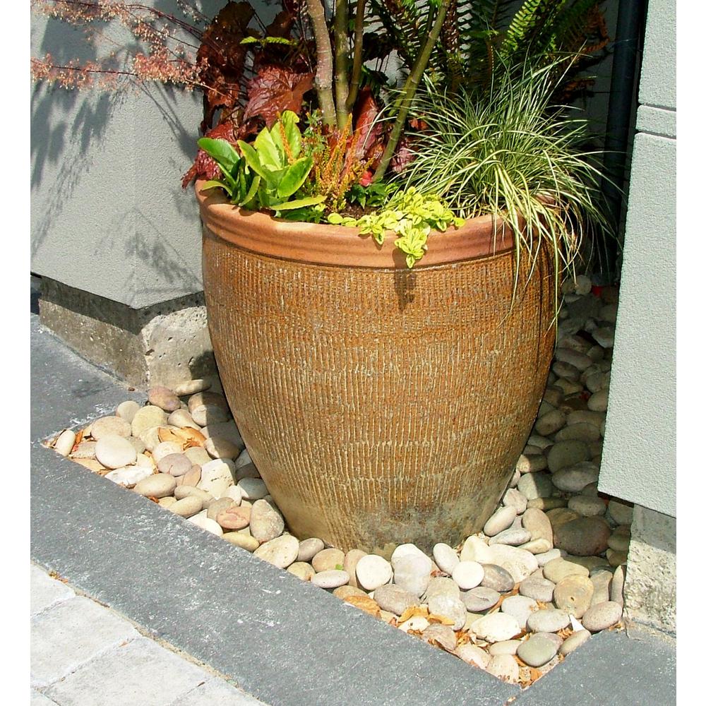 Butler Arts 0.50 cu. ft. 1 in. - 2 in. Unpolished Brown Mexican Beach Pebble Bag (20-Pack / Pallet)