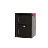 Weekend Away Vault Copper Vein Post/Column Mount Secure Mailbox - Super Arbor