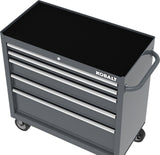 Kobalt 36-in W x 38-in H 5-Drawer Steel Rolling Tool Cabinet (Gray)