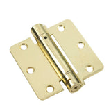3-1/2 in. x 3-1/2 in. Brushed Nickel Adjustable Spring Hinge with 1/4 in. Radius - Super Arbor