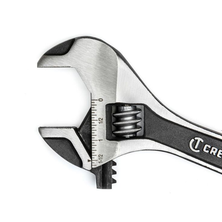 6 in. and 10 in. Wide Jaw Adjustable Wrench Set (2-Piece)