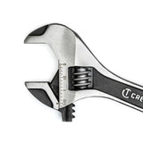 6 in. and 10 in. Wide Jaw Adjustable Wrench Set (2-Piece)