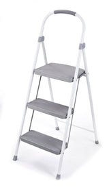 Rubbermaid RMS-3 3-Step Steel Step Stool, 225-pound Capacity