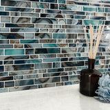 MSI Night Sky Interlocking 11.81 in. x 11.81 in. x 8mm Glass Mesh-Mounted Mosaic Tile (9.7 sq. ft. / case)