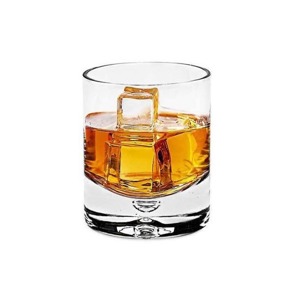 8 oz. Galaxy Single Old Fashioned Rocks Lead Free Crystal Scotch Glass (4-Piece Set)