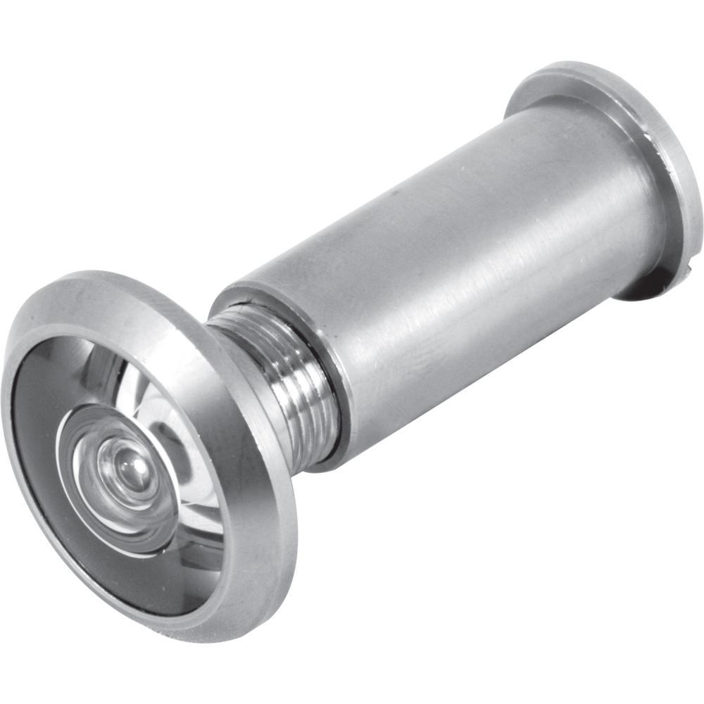 9/16 in., Satin Nickel, 200 Degree Door Viewer - Super Arbor